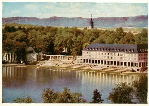 AK / Ansichtskarte  Bad_Salzungen Kurhausanlagen am Burgsee