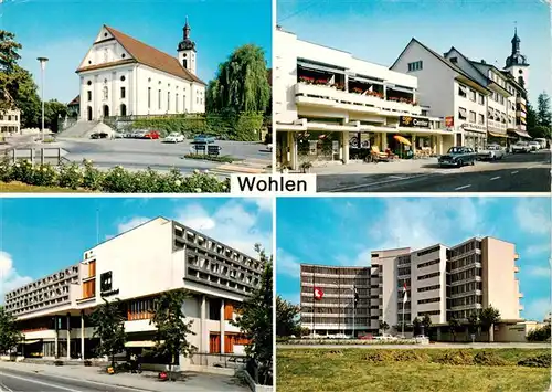 AK / Ansichtskarte  Wohlen__AG Kirche Ortspartien
