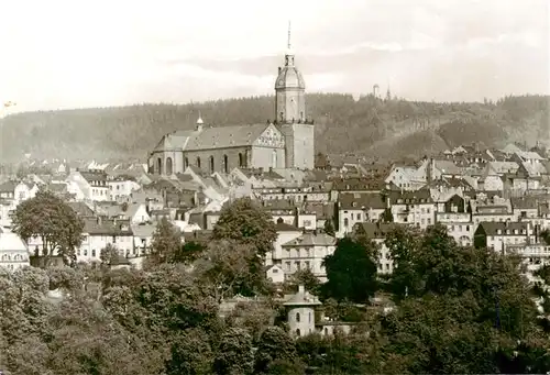 AK / Ansichtskarte  Annaberg_-Buchholz_Erzgebirge St Annenkirche mit Poehlberg