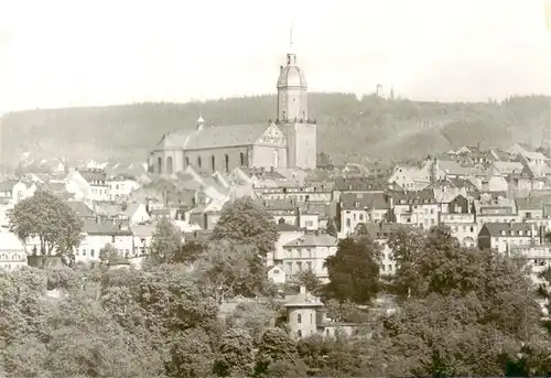 AK / Ansichtskarte 73918388 Annaberg_-Buchholz_Erzgebirge St Annenkirche mit Poehlberg