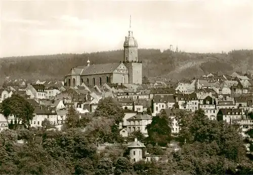 AK / Ansichtskarte  Annaberg_-Buchholz_Erzgebirge St Annenkirche mit Poehlberg