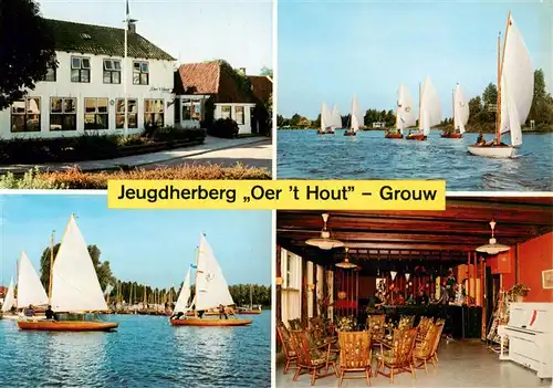 AK / Ansichtskarte  Grouw_NL Jeugdherberg Oer t Hout Segelregatta Gastraum