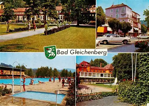 AK / Ansichtskarte  Bad_Gleichenberg_Steiermark_AT Park Hotel Grazer Hof Freibad