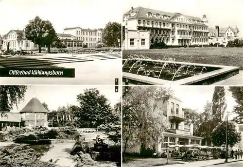 AK / Ansichtskarte  Kuehlungsborn_Ostseebad Am Ostsee Hotel Im Konzertgarten FDGB Erholungsheim Georgii Dimitroff Cafe