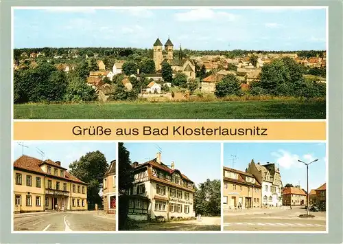 AK / Ansichtskarte 73918469 Bad_Klosterlausnitz Panorama FDGB Erholungsheim Holzland Kurhotel Waldhaus zur Koeppe Markt