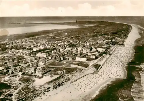 AK / Ansichtskarte  Wangerooge_Wangeroog_Nordseebad Fliegeraufnahme