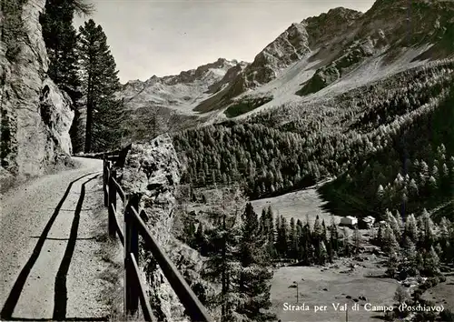 AK / Ansichtskarte  Poschiavo_GR Strada per Val di Campo