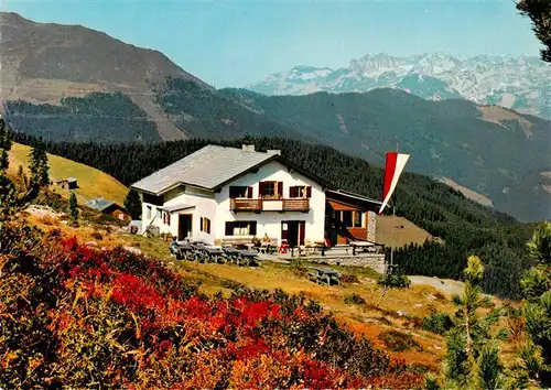 AK / Ansichtskarte 73918507 Kaltenbach__Zillertal_Tirol_AT Alpengasthaus Kaltenbacher Skihuette mit Rofangebirge