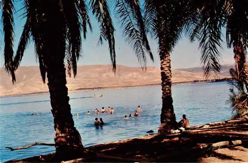 AK / Ansichtskarte  Galilaea_Galilee_Haifa_Israel Bathing in the Lake of Galilee