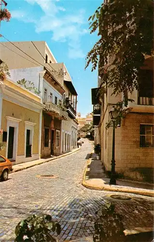 AK / Ansichtskarte 73918536 San_Juan__Puerto_Rico Calle tipica del Viejo