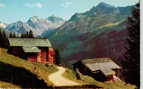 AK / Ansichtskarte  Davos_GR Clavedeler Alp mit Mittagshorn Plattenhorn Hoch Ducan Aelplihorn und Leidbachhorn 