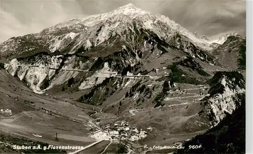 AK / Ansichtskarte  Stuben__Vorarlberg_Tirol_AT mit Flexenstrasse Fliegeraufnahme