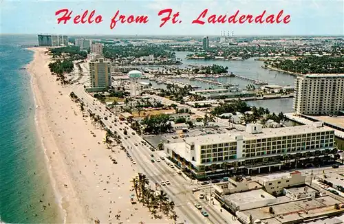 AK / Ansichtskarte 73918574 Fort_Lauderdale_Florida Fliegeraufnahme