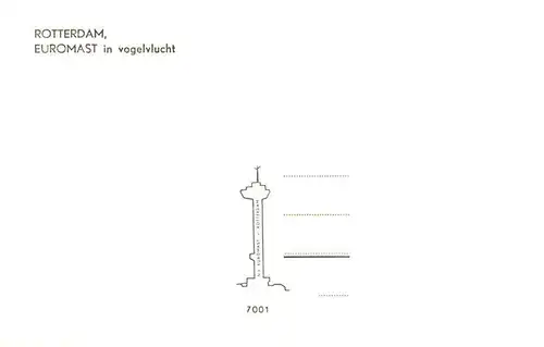 AK / Ansichtskarte 73918606 Rotterdam__NL Euromast Fliegeraufnahme