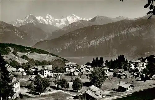 AK / Ansichtskarte  Beatenberg_Thunersee_BE mit Eiger Moench Jungfrau Sulegg Lobhorn