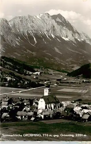 AK / Ansichtskarte 73918611 Groebming_Steiermark_AT Fliegeraufnahme mit Grimming