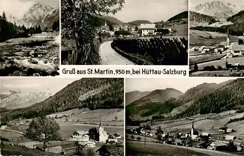 AK / Ansichtskarte 73918612 Huettau_Salzburg_AT St Martin Teilansichten Panorama