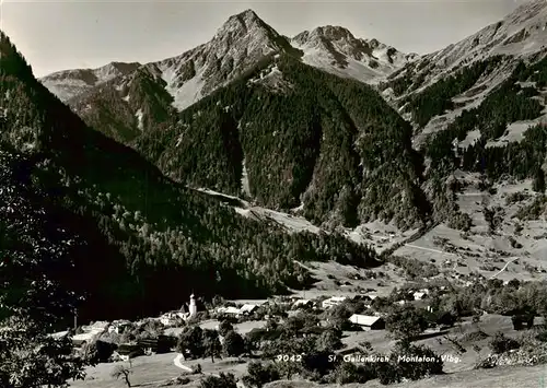 AK / Ansichtskarte  St_Gallenkirch_Vorarlberg_AT Fliegeraufnahme