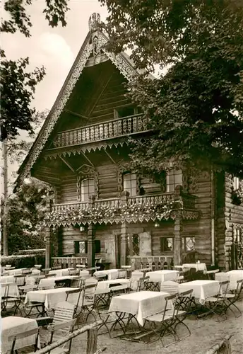 AK / Ansichtskarte  Wannsee_Berlin Gaststaette Blockhaus Nikolskoe