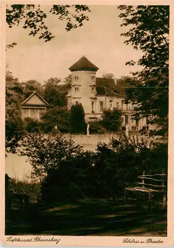 AK / Ansichtskarte  Rheinsberg Schloss und Theater