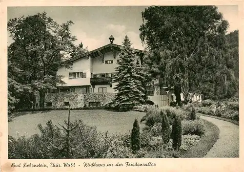 AK / Ansichtskarte 73918645 Bad_Liebenstein Klubhaus an der Friedensallee