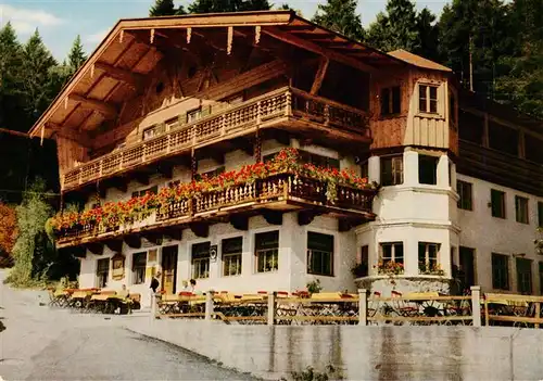 AK / Ansichtskarte 73918646 Bayrischzell_Bayrisch_Zell Althistorischer Alpengasthof Zum feurigen Tatzelwurm
