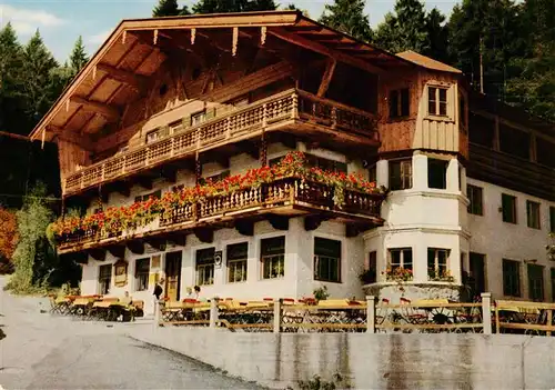 AK / Ansichtskarte  Bayrischzell_Bayrisch_Zell Althistorischer Alpengasthof Zum feurigen Tatzelwurm