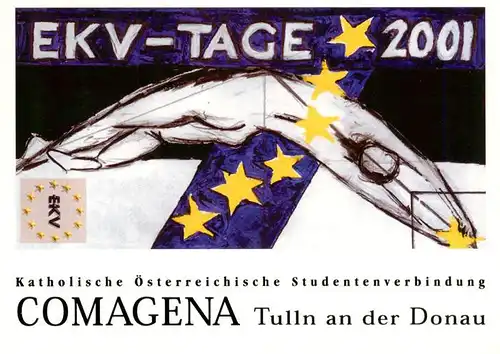 AK / Ansichtskarte 73918654 Tulln_Donau_Niederoesterreich_AT EKV Tage 2001 Kath oesterr Studentenverbindung Comagena