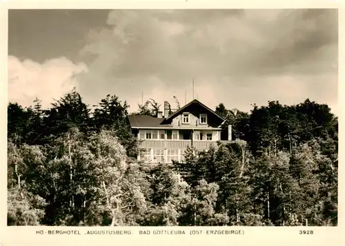 AK / Ansichtskarte  Bad_Gottleuba-Berggiesshuebel HO Berghotel Augustusberg