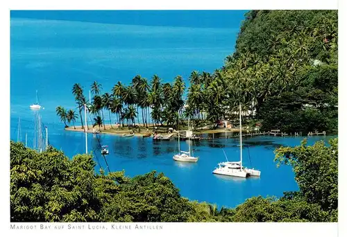 AK / Ansichtskarte  Saint_Lucia_West_Indies_Karibik Marigot Bay Kleine Antillen