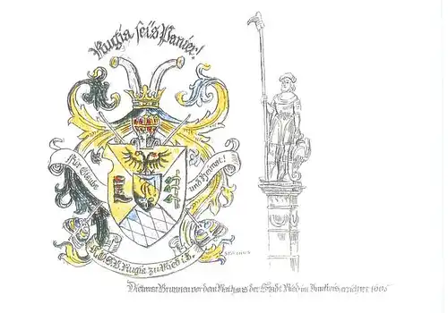 AK / Ansichtskarte 73918685 Ried_Innkreis KoeSt Rugia zu Ried Wappen