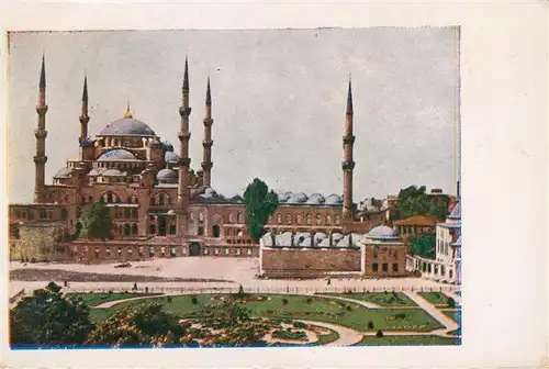 AK / Ansichtskarte 73918734 Istanbul_Constantinopel_TK The Mosque of Sultanahmet 