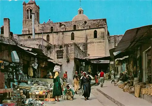 AK / Ansichtskarte  Nazareth__Israel Le marche vie animee de la rue