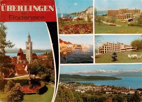 AK / Ansichtskarte 73918761 ueberlingen_Bodensee Kirche Sanatorium Dr Birkle KPS Kurparksanatorium