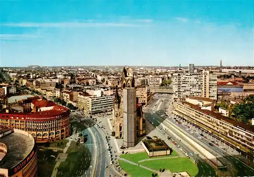 AK / Ansichtskarte  Berlin Blick vom Europa Center auf Kaiser Wilhelm Gedaechtniskirche