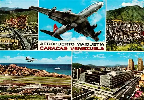 AK / Ansichtskarte 73918835 Caracas_Venezuela Aeropuerto Maiquetia Fliegeraufnahmen