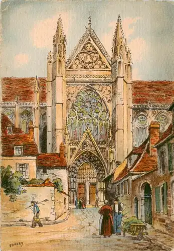 AK / Ansichtskarte  Auxerre_89_Yonne La Cathedrale Saint Etienne