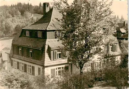 AK / Ansichtskarte  Baerenfels_Erzgebirge_Altenberg Handwerkererholungsheim Spitzbergbaude