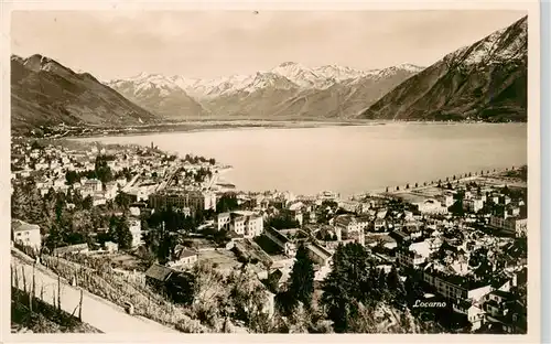 AK / Ansichtskarte  Locarno_Lago_Maggiore_TI Panorama