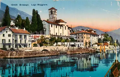 AK / Ansichtskarte  Brissago_Lago_Maggiore_TI Panorama