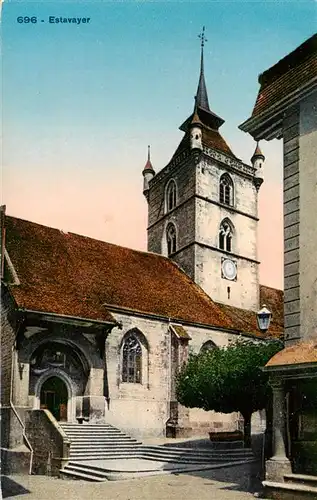 AK / Ansichtskarte  Estavayer_-le-Lac_FR Eglise
