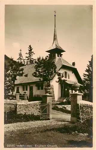 AK / Ansichtskarte  Adelboden_BE Englisch Church