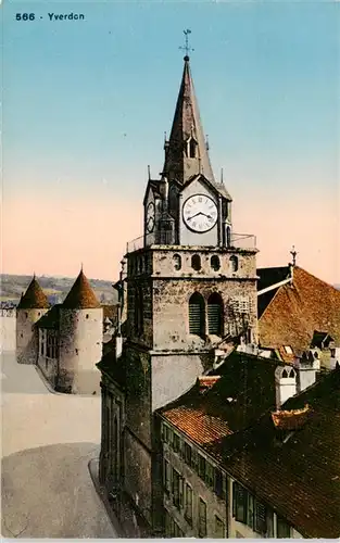 AK / Ansichtskarte  Yverdon-les-Bains_VD Kirche 