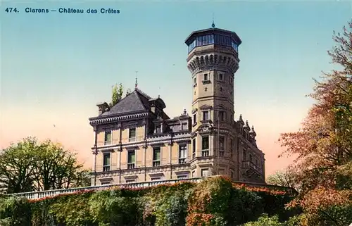 AK / Ansichtskarte  Clarens__Montreux_VD Chateau des Cretes