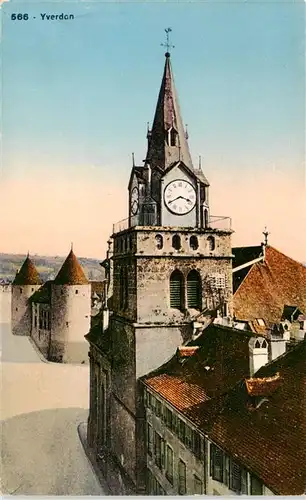 AK / Ansichtskarte  Yverdon-les-Bains_VD Kirche