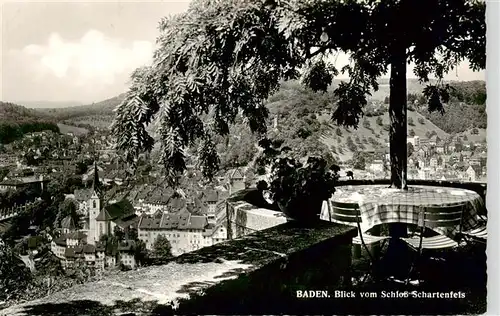 AK / Ansichtskarte  Baden__AG Blick vom Schloss Schartenfels