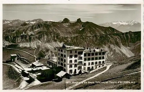 AK / Ansichtskarte  Rochers_de_Naye_VD et Tours d'Ai