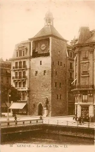 AK / Ansichtskarte  Geneve_GE La Tour de lIle 