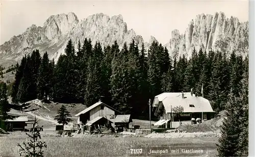 AK / Ansichtskarte  Jaunpass_FR mit Gastlosen