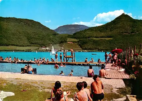 AK / Ansichtskarte  Kalterer_See_Suedtirol Strandbad